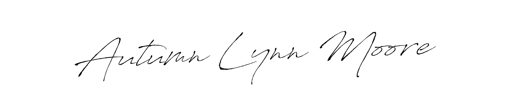 Create a beautiful signature design for name Autumn Lynn Moore. With this signature (Antro_Vectra) fonts, you can make a handwritten signature for free. Autumn Lynn Moore signature style 6 images and pictures png