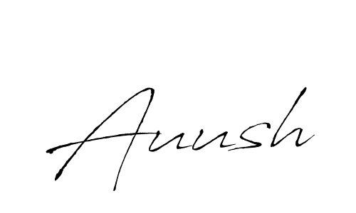 Make a beautiful signature design for name Auush. With this signature (Antro_Vectra) style, you can create a handwritten signature for free. Auush signature style 6 images and pictures png