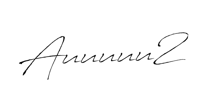 How to make Auuuuu2 name signature. Use Antro_Vectra style for creating short signs online. This is the latest handwritten sign. Auuuuu2 signature style 6 images and pictures png