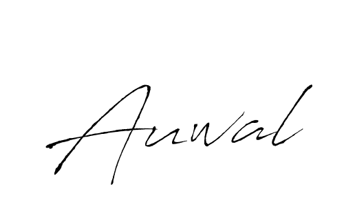 Auwal stylish signature style. Best Handwritten Sign (Antro_Vectra) for my name. Handwritten Signature Collection Ideas for my name Auwal. Auwal signature style 6 images and pictures png