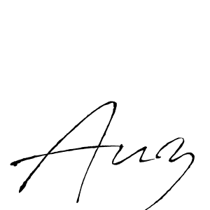 Design your own signature with our free online signature maker. With this signature software, you can create a handwritten (Antro_Vectra) signature for name Auz. Auz signature style 6 images and pictures png