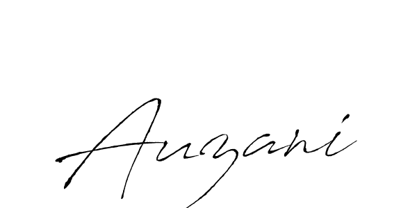 Design your own signature with our free online signature maker. With this signature software, you can create a handwritten (Antro_Vectra) signature for name Auzani. Auzani signature style 6 images and pictures png
