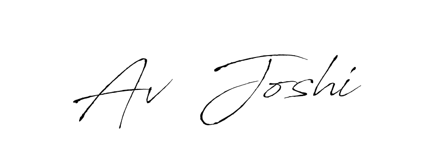 This is the best signature style for the Av  Joshi name. Also you like these signature font (Antro_Vectra). Mix name signature. Av  Joshi signature style 6 images and pictures png