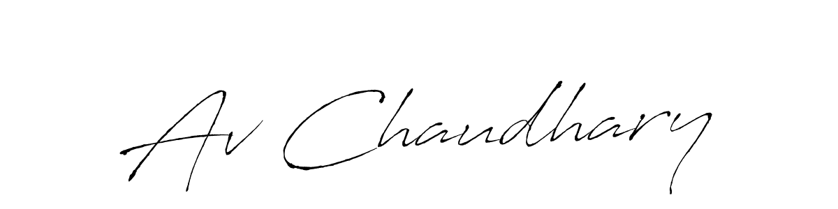It looks lik you need a new signature style for name Av Chaudhary. Design unique handwritten (Antro_Vectra) signature with our free signature maker in just a few clicks. Av Chaudhary signature style 6 images and pictures png