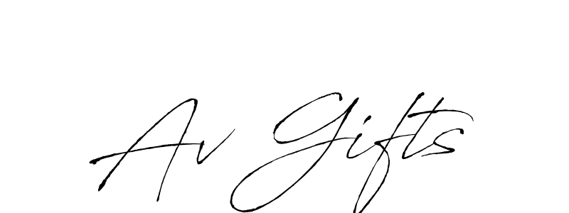 Once you've used our free online signature maker to create your best signature Antro_Vectra style, it's time to enjoy all of the benefits that Av Gifts name signing documents. Av Gifts signature style 6 images and pictures png