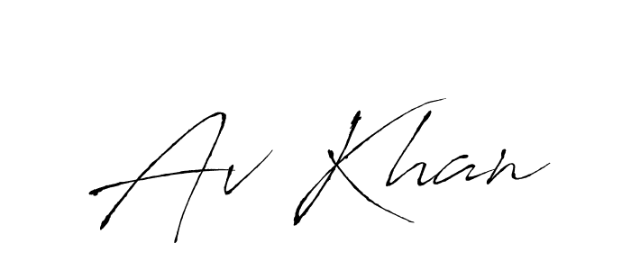 See photos of Av Khan official signature by Spectra . Check more albums & portfolios. Read reviews & check more about Antro_Vectra font. Av Khan signature style 6 images and pictures png