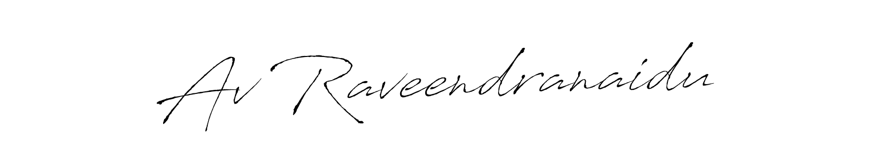 Also we have Av Raveendranaidu name is the best signature style. Create professional handwritten signature collection using Antro_Vectra autograph style. Av Raveendranaidu signature style 6 images and pictures png