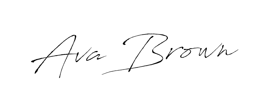 You should practise on your own different ways (Antro_Vectra) to write your name (Ava Brown) in signature. don't let someone else do it for you. Ava Brown signature style 6 images and pictures png