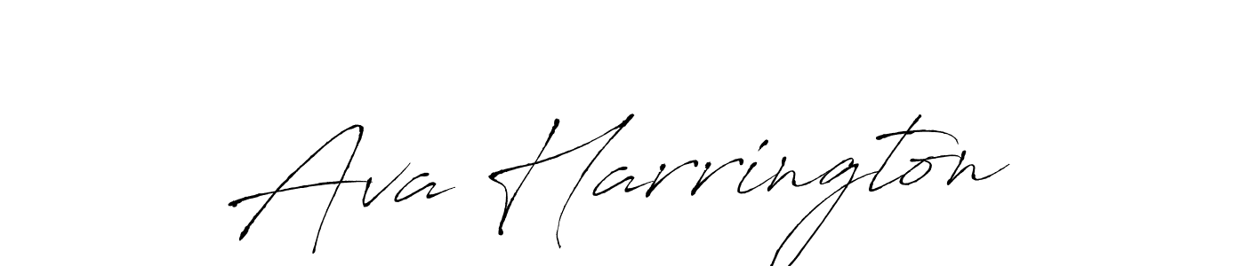 Use a signature maker to create a handwritten signature online. With this signature software, you can design (Antro_Vectra) your own signature for name Ava Harrington. Ava Harrington signature style 6 images and pictures png