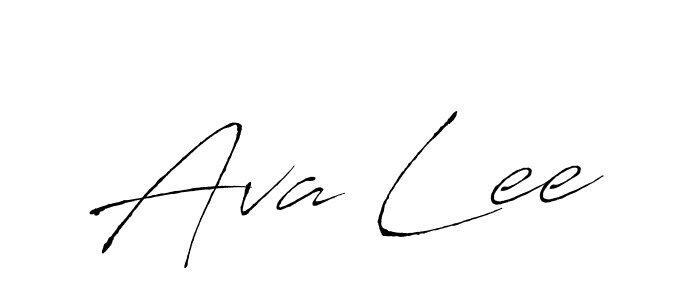 Use a signature maker to create a handwritten signature online. With this signature software, you can design (Antro_Vectra) your own signature for name Ava Lee. Ava Lee signature style 6 images and pictures png