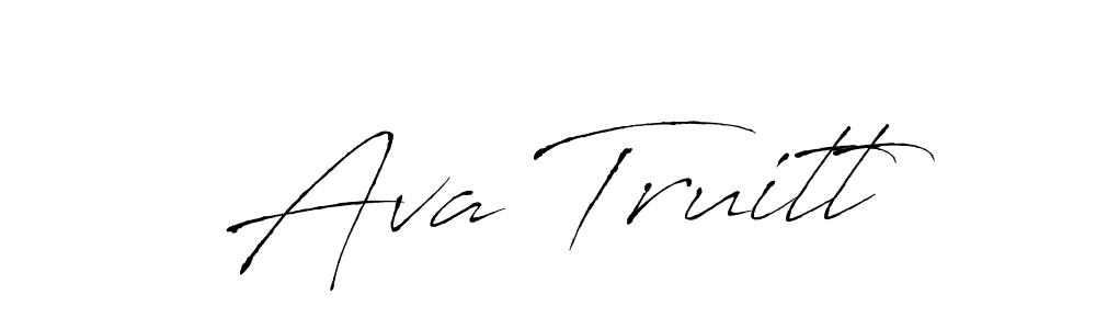 How to make Ava Truitt signature? Antro_Vectra is a professional autograph style. Create handwritten signature for Ava Truitt name. Ava Truitt signature style 6 images and pictures png