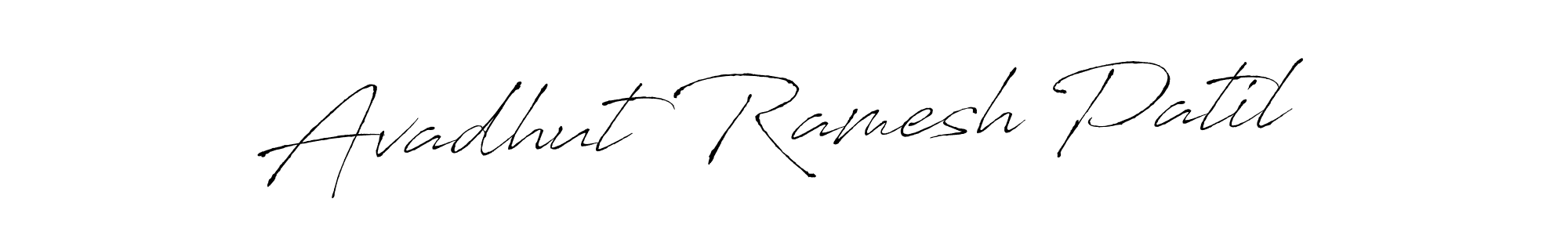 How to make Avadhut Ramesh Patil signature? Antro_Vectra is a professional autograph style. Create handwritten signature for Avadhut Ramesh Patil name. Avadhut Ramesh Patil signature style 6 images and pictures png