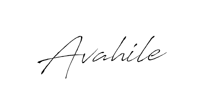 The best way (Antro_Vectra) to make a short signature is to pick only two or three words in your name. The name Avahile include a total of six letters. For converting this name. Avahile signature style 6 images and pictures png