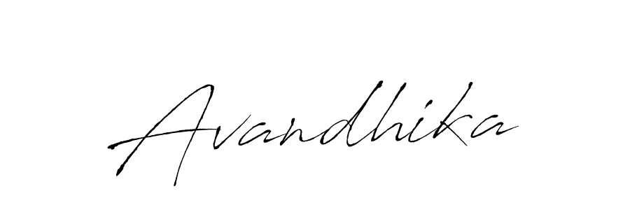 Use a signature maker to create a handwritten signature online. With this signature software, you can design (Antro_Vectra) your own signature for name Avandhika. Avandhika signature style 6 images and pictures png