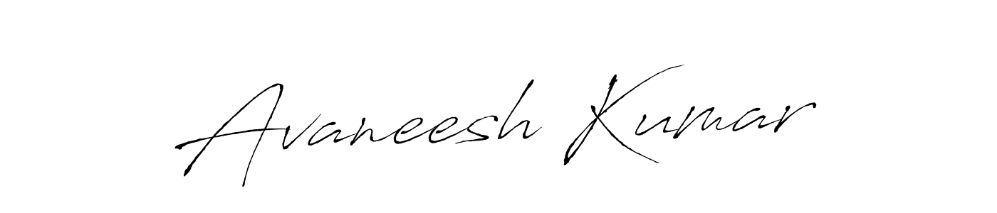 Create a beautiful signature design for name Avaneesh Kumar. With this signature (Antro_Vectra) fonts, you can make a handwritten signature for free. Avaneesh Kumar signature style 6 images and pictures png