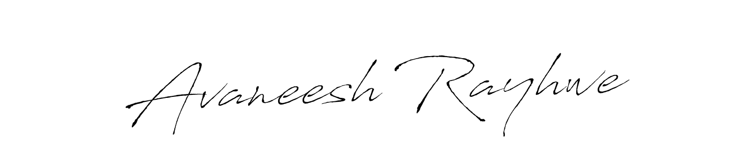 Create a beautiful signature design for name Avaneesh Rayhwe. With this signature (Antro_Vectra) fonts, you can make a handwritten signature for free. Avaneesh Rayhwe signature style 6 images and pictures png