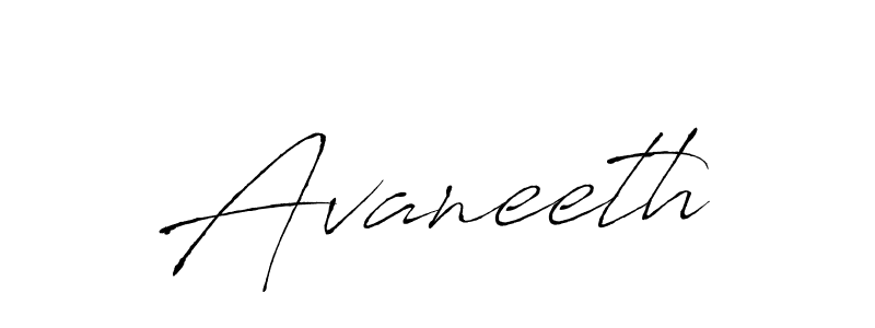 Create a beautiful signature design for name Avaneeth. With this signature (Antro_Vectra) fonts, you can make a handwritten signature for free. Avaneeth signature style 6 images and pictures png