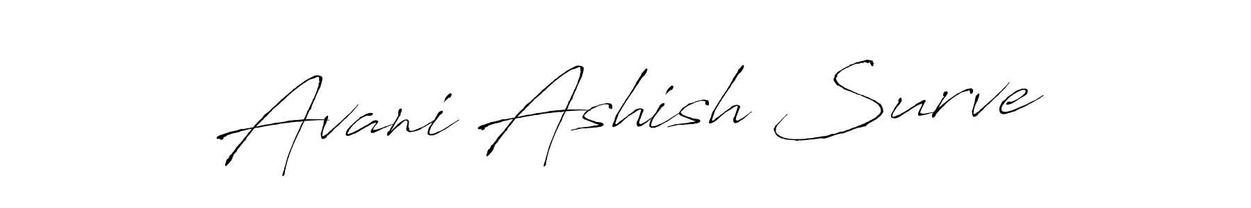 Make a beautiful signature design for name Avani Ashish Surve. Use this online signature maker to create a handwritten signature for free. Avani Ashish Surve signature style 6 images and pictures png