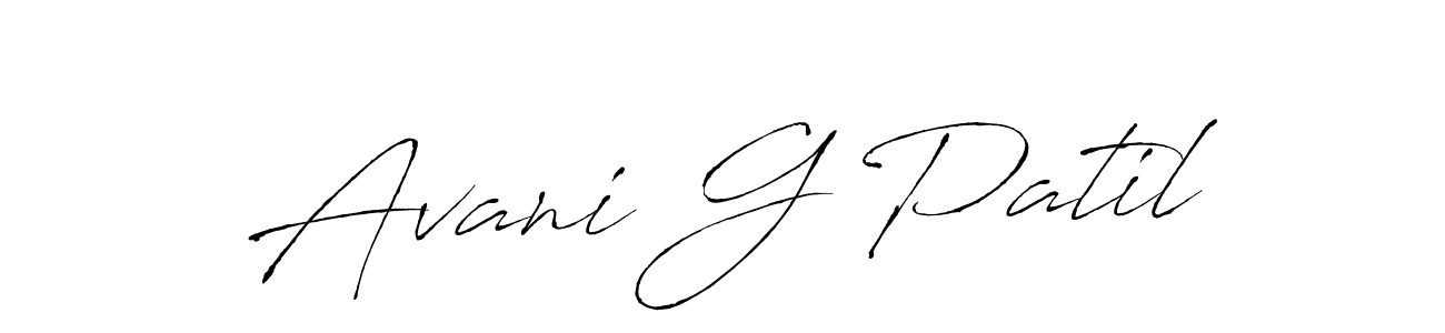 Also You can easily find your signature by using the search form. We will create Avani G Patil name handwritten signature images for you free of cost using Antro_Vectra sign style. Avani G Patil signature style 6 images and pictures png