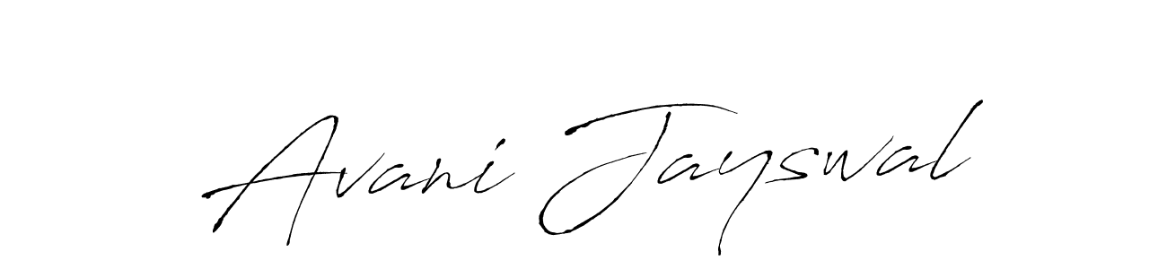 You should practise on your own different ways (Antro_Vectra) to write your name (Avani Jayswal) in signature. don't let someone else do it for you. Avani Jayswal signature style 6 images and pictures png