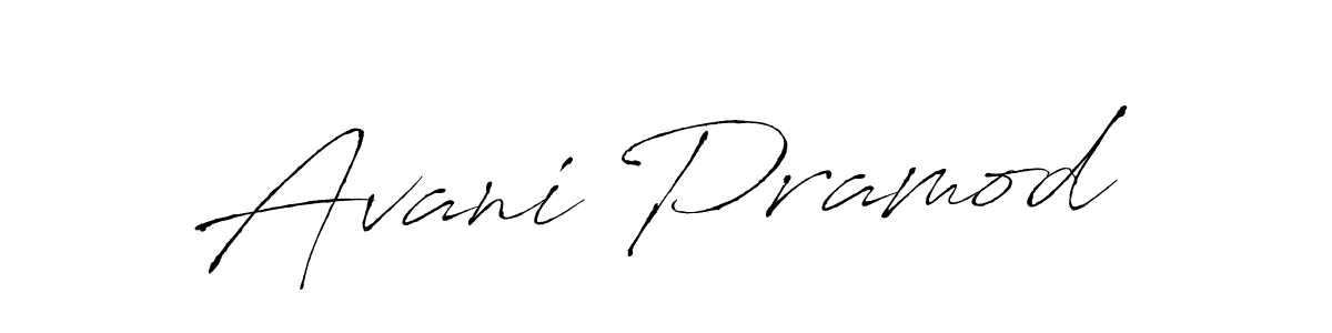 You can use this online signature creator to create a handwritten signature for the name Avani Pramod. This is the best online autograph maker. Avani Pramod signature style 6 images and pictures png