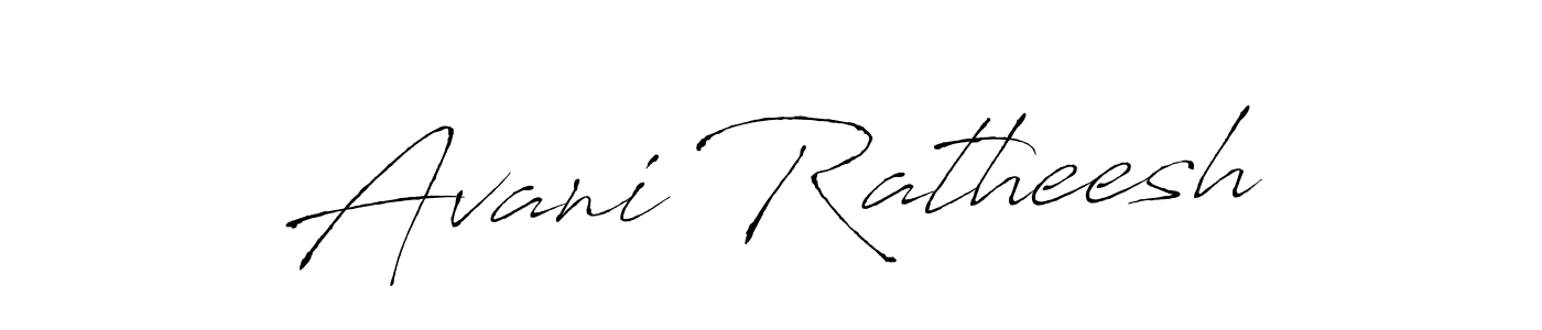 How to make Avani Ratheesh signature? Antro_Vectra is a professional autograph style. Create handwritten signature for Avani Ratheesh name. Avani Ratheesh signature style 6 images and pictures png