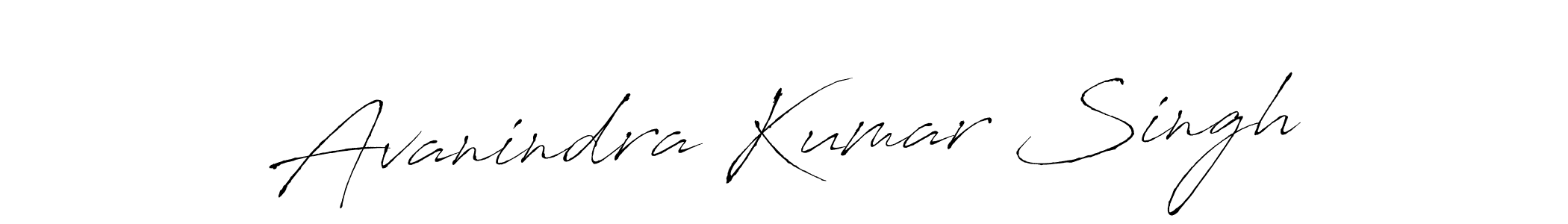 Design your own signature with our free online signature maker. With this signature software, you can create a handwritten (Antro_Vectra) signature for name Avanindra Kumar Singh. Avanindra Kumar Singh signature style 6 images and pictures png