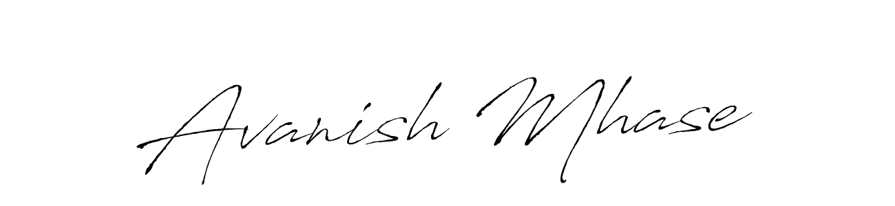 How to make Avanish Mhase signature? Antro_Vectra is a professional autograph style. Create handwritten signature for Avanish Mhase name. Avanish Mhase signature style 6 images and pictures png