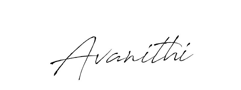Create a beautiful signature design for name Avanithi. With this signature (Antro_Vectra) fonts, you can make a handwritten signature for free. Avanithi signature style 6 images and pictures png