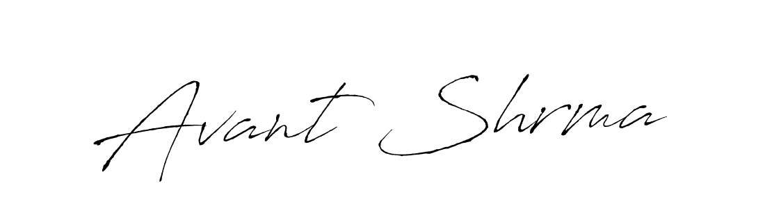 Design your own signature with our free online signature maker. With this signature software, you can create a handwritten (Antro_Vectra) signature for name Avant Shrma. Avant Shrma signature style 6 images and pictures png