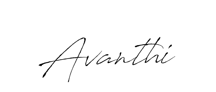 You should practise on your own different ways (Antro_Vectra) to write your name (Avanthi) in signature. don't let someone else do it for you. Avanthi signature style 6 images and pictures png