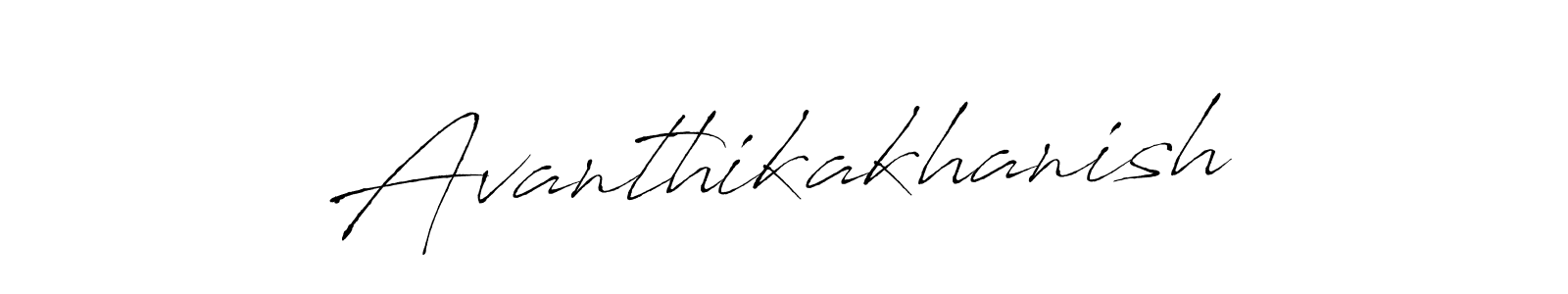 This is the best signature style for the Avanthikakhanish name. Also you like these signature font (Antro_Vectra). Mix name signature. Avanthikakhanish signature style 6 images and pictures png