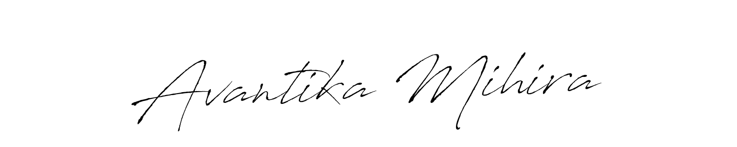 It looks lik you need a new signature style for name Avantika Mihira. Design unique handwritten (Antro_Vectra) signature with our free signature maker in just a few clicks. Avantika Mihira signature style 6 images and pictures png