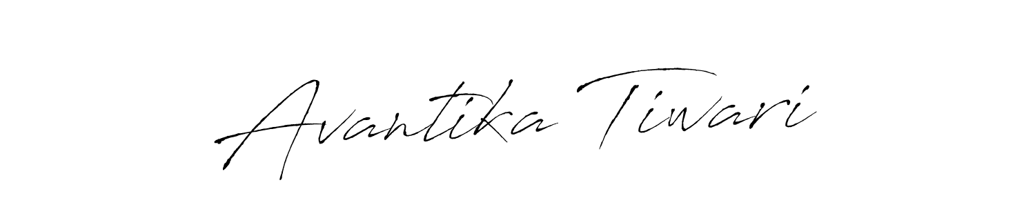 How to make Avantika Tiwari name signature. Use Antro_Vectra style for creating short signs online. This is the latest handwritten sign. Avantika Tiwari signature style 6 images and pictures png