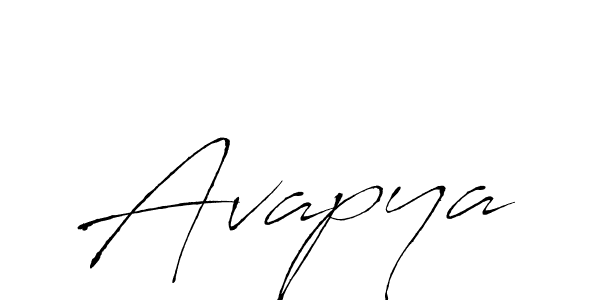 How to make Avapya signature? Antro_Vectra is a professional autograph style. Create handwritten signature for Avapya name. Avapya signature style 6 images and pictures png
