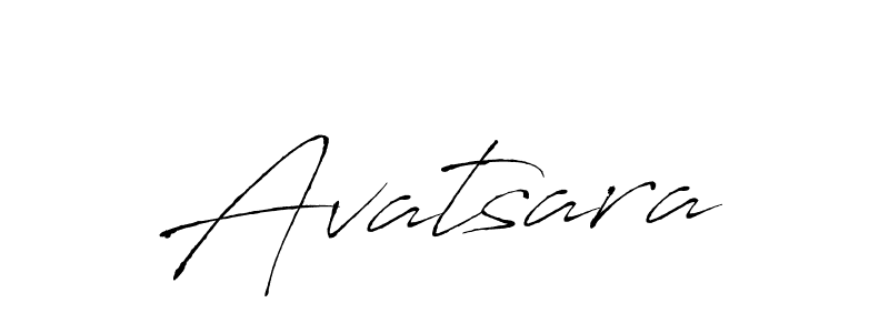Design your own signature with our free online signature maker. With this signature software, you can create a handwritten (Antro_Vectra) signature for name Avatsara. Avatsara signature style 6 images and pictures png