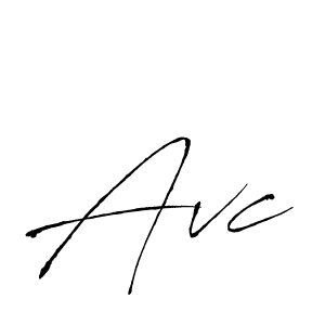 Design your own signature with our free online signature maker. With this signature software, you can create a handwritten (Antro_Vectra) signature for name Avc. Avc signature style 6 images and pictures png
