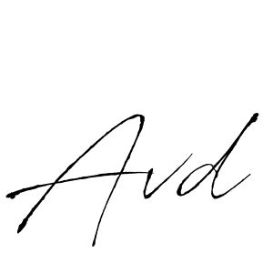 Make a beautiful signature design for name Avd. With this signature (Antro_Vectra) style, you can create a handwritten signature for free. Avd signature style 6 images and pictures png