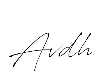 Also You can easily find your signature by using the search form. We will create Avdh name handwritten signature images for you free of cost using Antro_Vectra sign style. Avdh signature style 6 images and pictures png