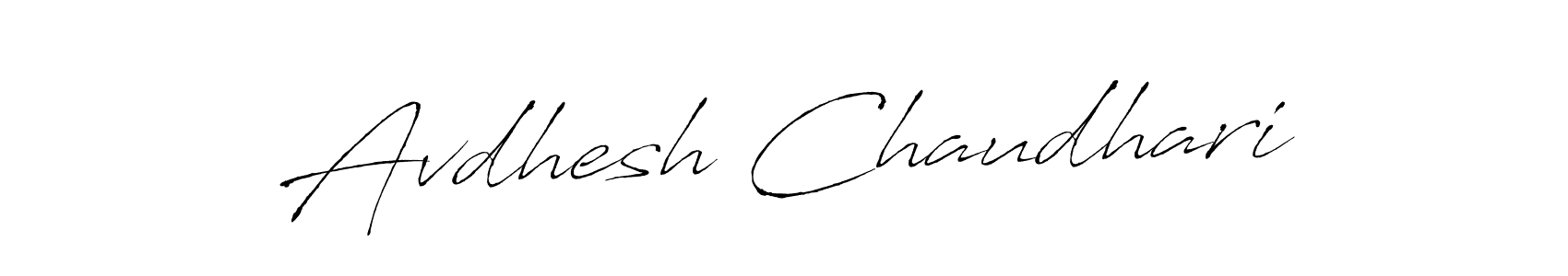 This is the best signature style for the Avdhesh Chaudhari name. Also you like these signature font (Antro_Vectra). Mix name signature. Avdhesh Chaudhari signature style 6 images and pictures png