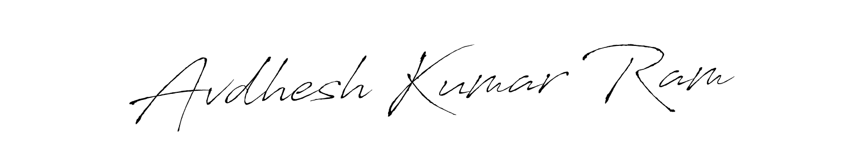Avdhesh Kumar Ram stylish signature style. Best Handwritten Sign (Antro_Vectra) for my name. Handwritten Signature Collection Ideas for my name Avdhesh Kumar Ram. Avdhesh Kumar Ram signature style 6 images and pictures png