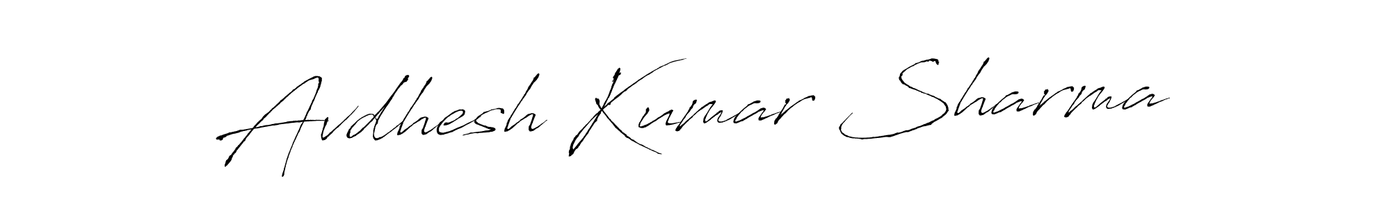 The best way (Antro_Vectra) to make a short signature is to pick only two or three words in your name. The name Avdhesh Kumar Sharma include a total of six letters. For converting this name. Avdhesh Kumar Sharma signature style 6 images and pictures png