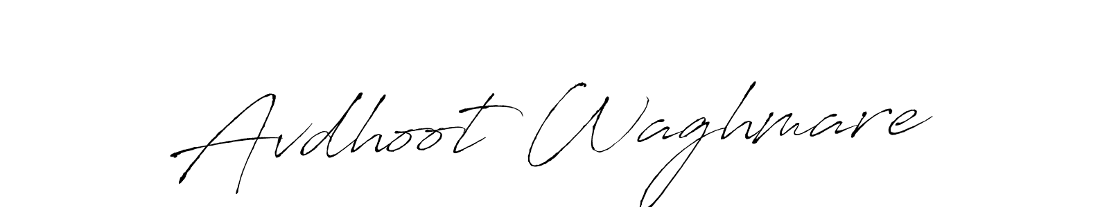 Avdhoot Waghmare stylish signature style. Best Handwritten Sign (Antro_Vectra) for my name. Handwritten Signature Collection Ideas for my name Avdhoot Waghmare. Avdhoot Waghmare signature style 6 images and pictures png