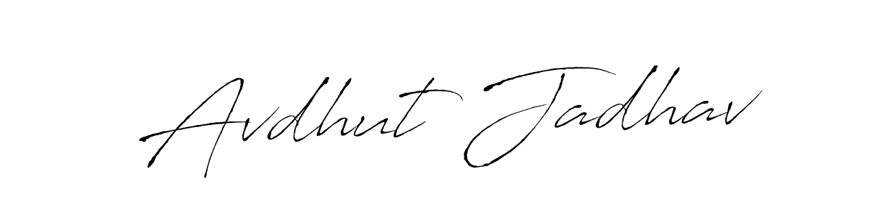 if you are searching for the best signature style for your name Avdhut Jadhav. so please give up your signature search. here we have designed multiple signature styles  using Antro_Vectra. Avdhut Jadhav signature style 6 images and pictures png
