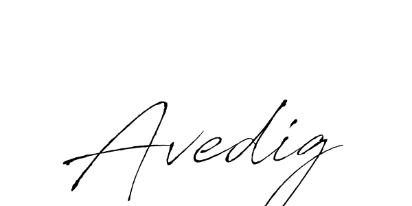 Also we have Avedig name is the best signature style. Create professional handwritten signature collection using Antro_Vectra autograph style. Avedig signature style 6 images and pictures png