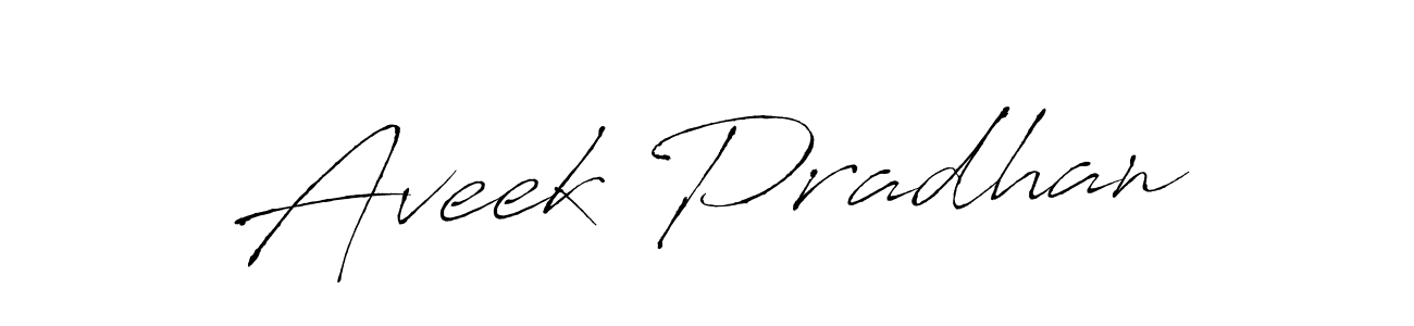 Make a beautiful signature design for name Aveek Pradhan. With this signature (Antro_Vectra) style, you can create a handwritten signature for free. Aveek Pradhan signature style 6 images and pictures png