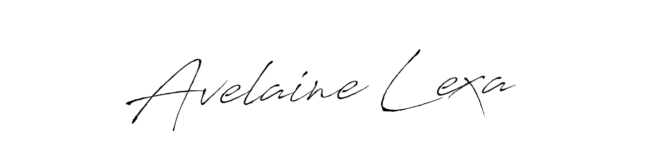 Also we have Avelaine Lexa name is the best signature style. Create professional handwritten signature collection using Antro_Vectra autograph style. Avelaine Lexa signature style 6 images and pictures png