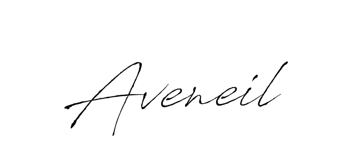 Make a beautiful signature design for name Aveneil. With this signature (Antro_Vectra) style, you can create a handwritten signature for free. Aveneil signature style 6 images and pictures png