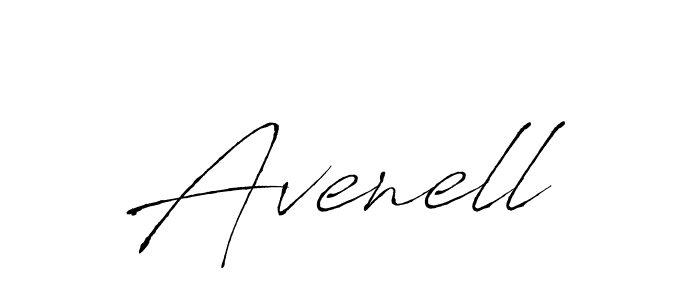 Use a signature maker to create a handwritten signature online. With this signature software, you can design (Antro_Vectra) your own signature for name Avenell. Avenell signature style 6 images and pictures png