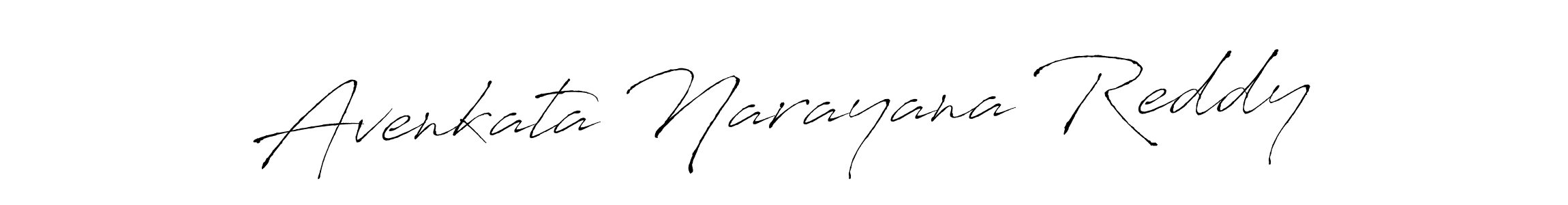 Create a beautiful signature design for name Avenkata Narayana Reddy. With this signature (Antro_Vectra) fonts, you can make a handwritten signature for free. Avenkata Narayana Reddy signature style 6 images and pictures png
